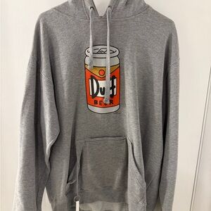 Universal Gray Duff Beer Hoodie